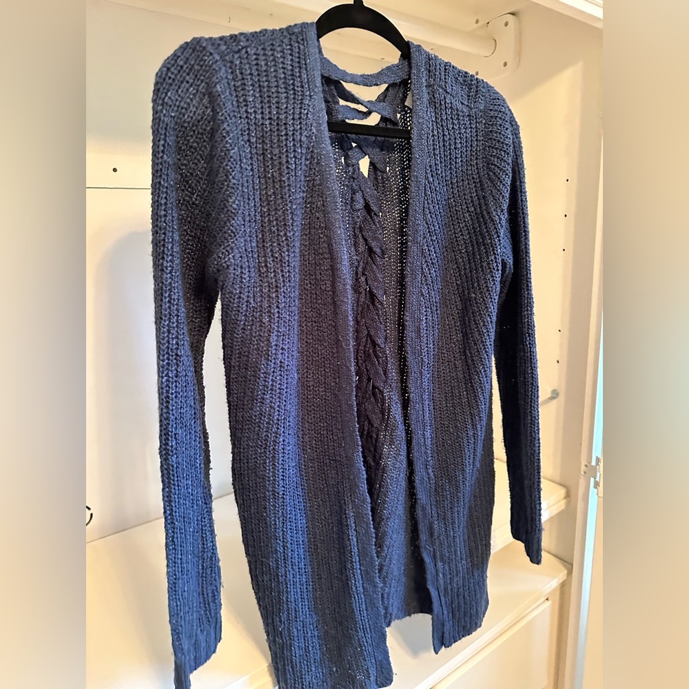 Evereve Stitches & Stripes Sweater XS